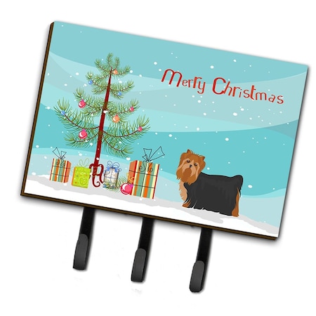 Carolines Treasures Yorkshire Terrier Christmas Tree Leash or Key Holder CK3490TH68